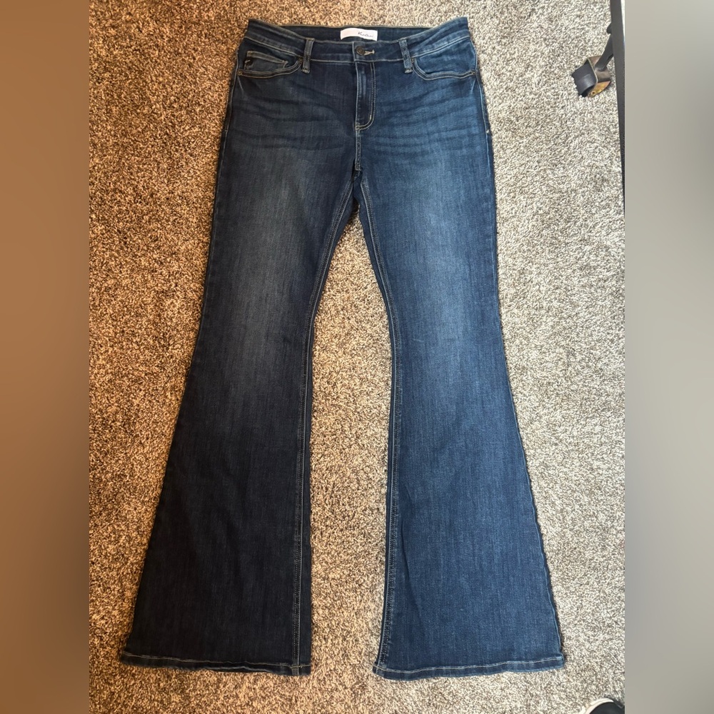 KanCan Dark Blue Denim Flare Jeans NWOT 11/29